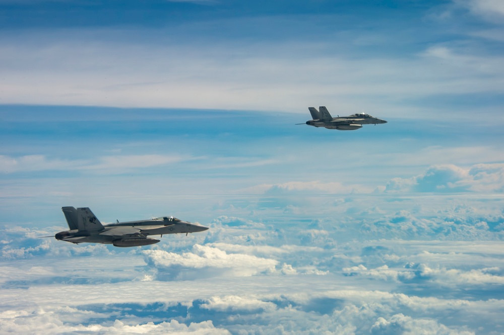 Carrier Air Wing Two Conducts Routine Flight Operations in the South China Sea