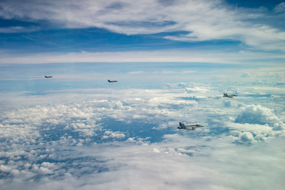 Carrier Air Wing Two Conducts Routine Flight Operations in the South China Sea