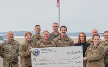 Airmen receive scholarship from Rosecrans Chief's Association