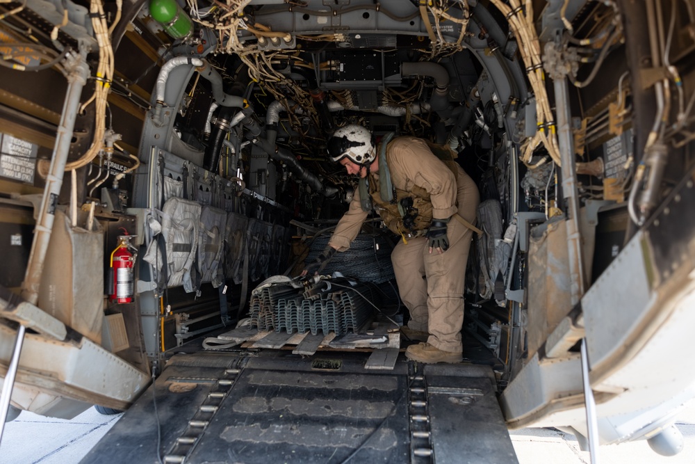 U.S. Marines gear up to assist CBP with border security mission