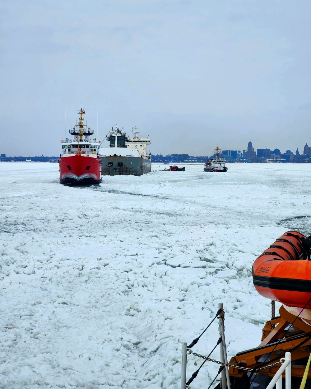 U.S. Coast Guard monitors Manitoulin transit Lake Erie