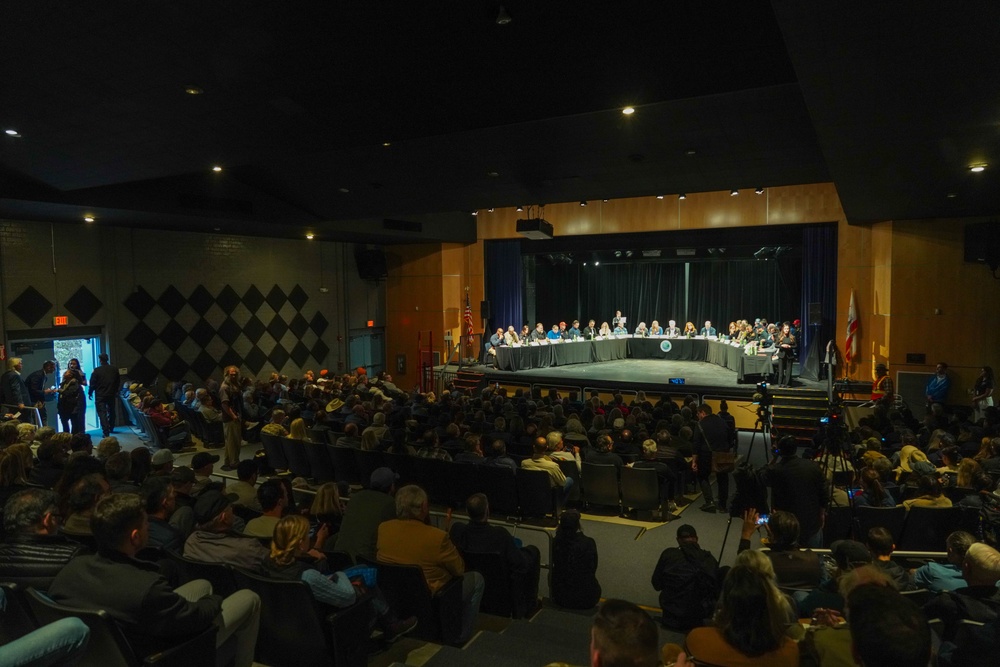 Malibu Residents Assemble at Townhall