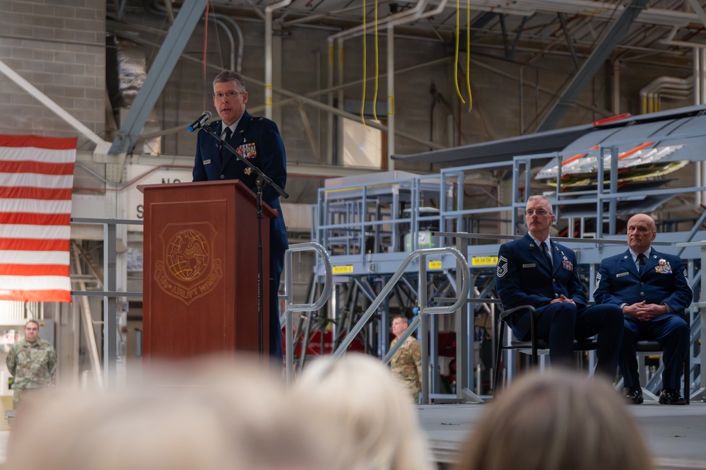 Brig. Gen. speaks at change of command ceremony