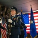 Honor Guard performs at a change of command ceremony