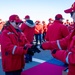 USCGC Polar Star (WAGB 10) presents Antarctica Service Medals in the Ross Sea during Operation Deep Freeze