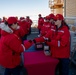 USCGC Polar Star (WAGB 10) presents Antarctica Service Medals in the Ross Sea during Operation Deep Freeze