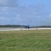 34th Expeditionary Bomb Squadron B-1B Lancers take off at Andersen Air Force Base during BTF 25-1