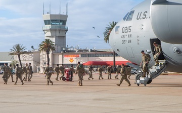 Joint Task Force North Soldiers, Cargo arrive at MCAS Miramar