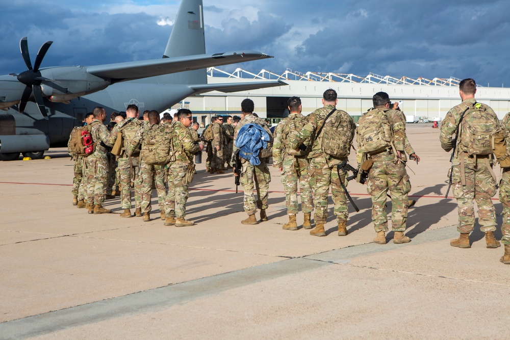 Joint Task Force North Soldiers, Cargo arrive at MCAS Miramar