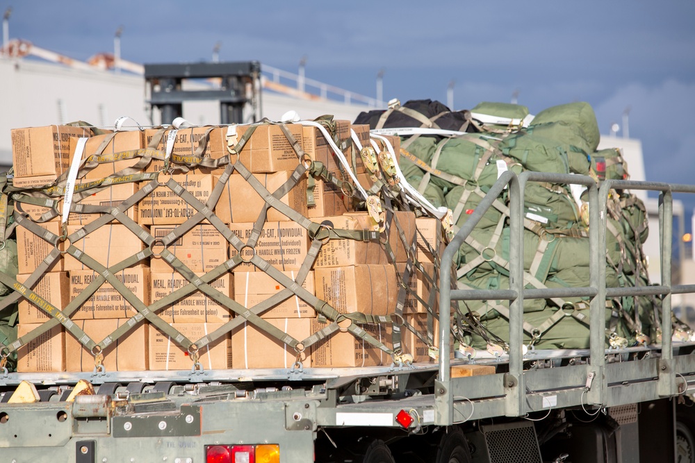 Joint Task Force North Soldiers, Cargo arrive at MCAS Miramar