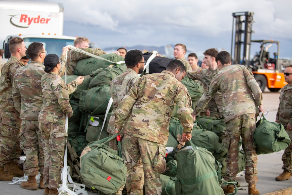 Joint Task Force North Soldiers, Cargo arrive at MCAS Miramar