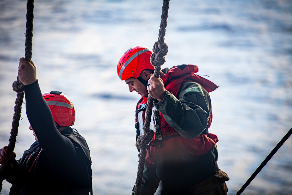 Nimitz Conducts Small Boat Operations
