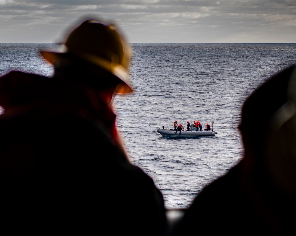 Nimitz Conducts Small Boat Operations