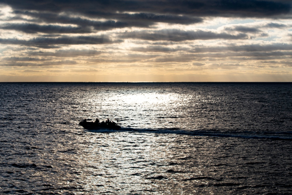 Nimitz Conducts Small Boat Operations