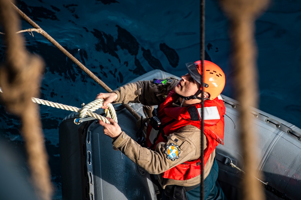 Nimitz Conducts Small Boat Operations