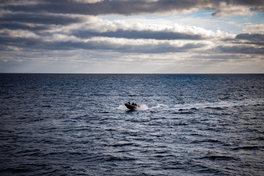 Nimitz Conducts Small Boat Operations