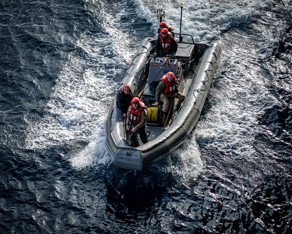 Nimitz Conducts Small Boat Operations