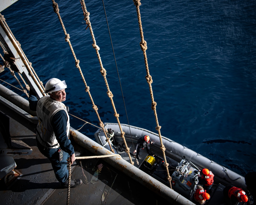 Nimitz Conducts Small Boat Operations