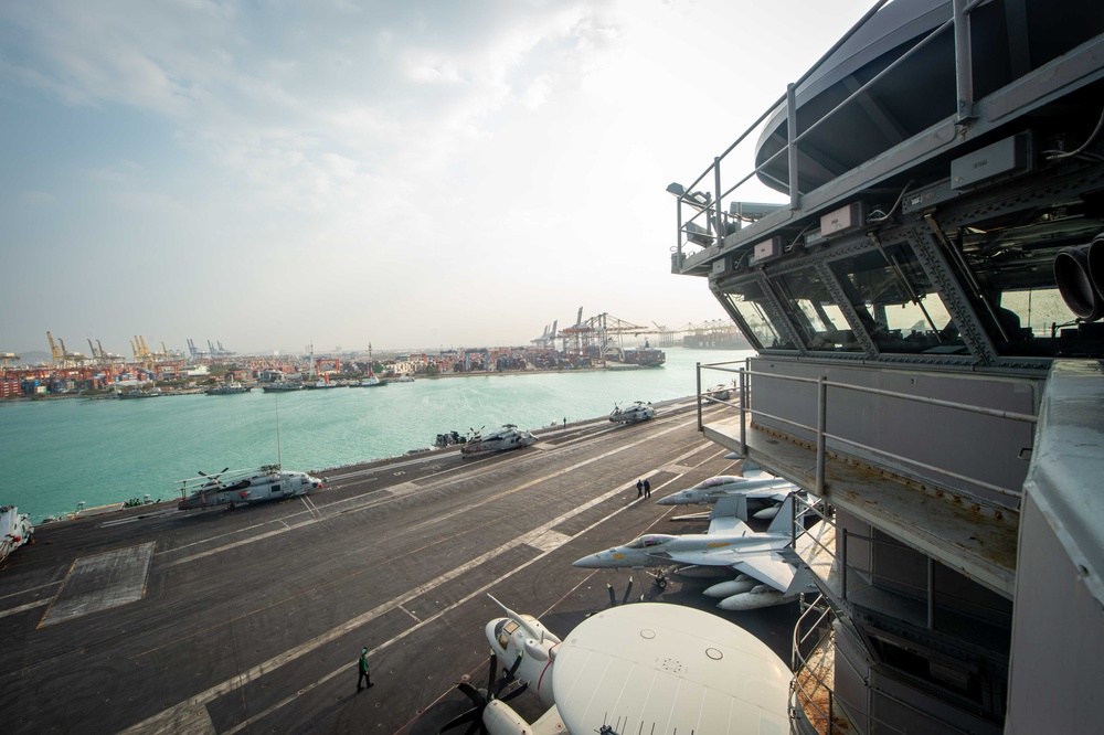 Carl Vinson Carrier Strike Group Arrives at Port Laem Chabang, Thailand