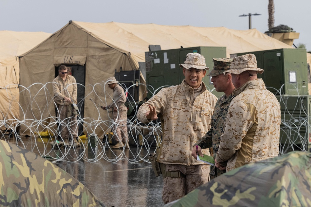 U.S. Marines CEB assist border security mission