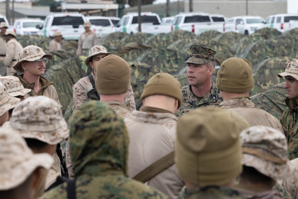 U.S. Marines CEB assist border security mission