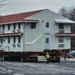 Contractors move first of five World War II-era barracks in 2025