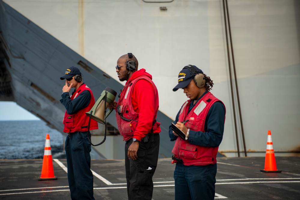 Nimitz Sailors Give Training During a Small Arms Gun Shoot