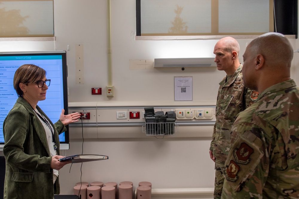 USAFE-AFAFRICA Surgeon General visits Aviano AB