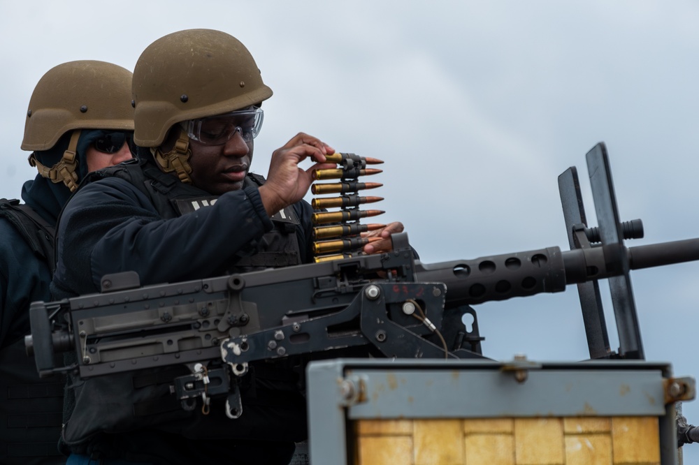 USS Blue Ridge Conducts Live-Fire Exercise