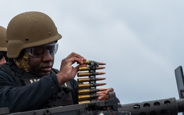 USS Blue Ridge Conducts Live-Fire Exercise