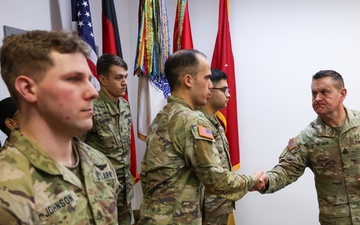 The Sergeant Major of the Army visits Soldiers in Germany