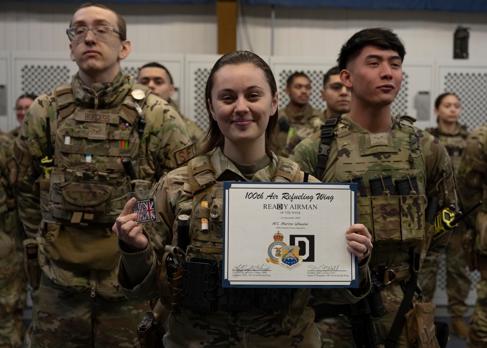 Ready Airman of the Week: 100th SFS Airmen recognized