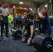 Multinational soldiers, assigned to NATO-led KFOR 34 mission, participate in weightlifting competition