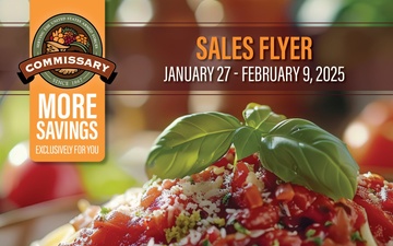 Patrons can save much on Big Game snacks, beverages, party essentials in Jan. 27 – Feb. 9 Commissary Sales Flyer