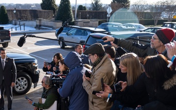 SD Hegseth Arrives at the Pentagon