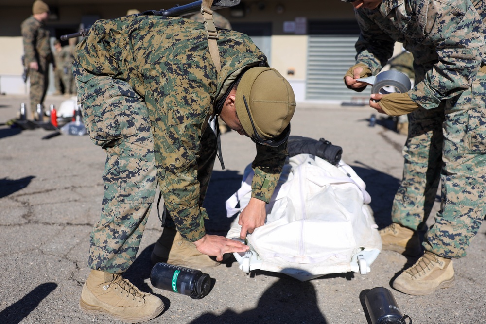 MTX 1-25: CLB-11 sets up gear at Bridgeport