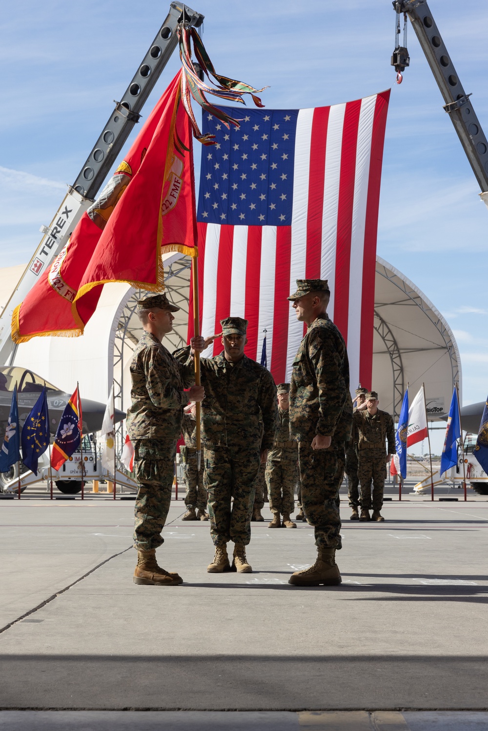 VMFA-122 hosts change of command