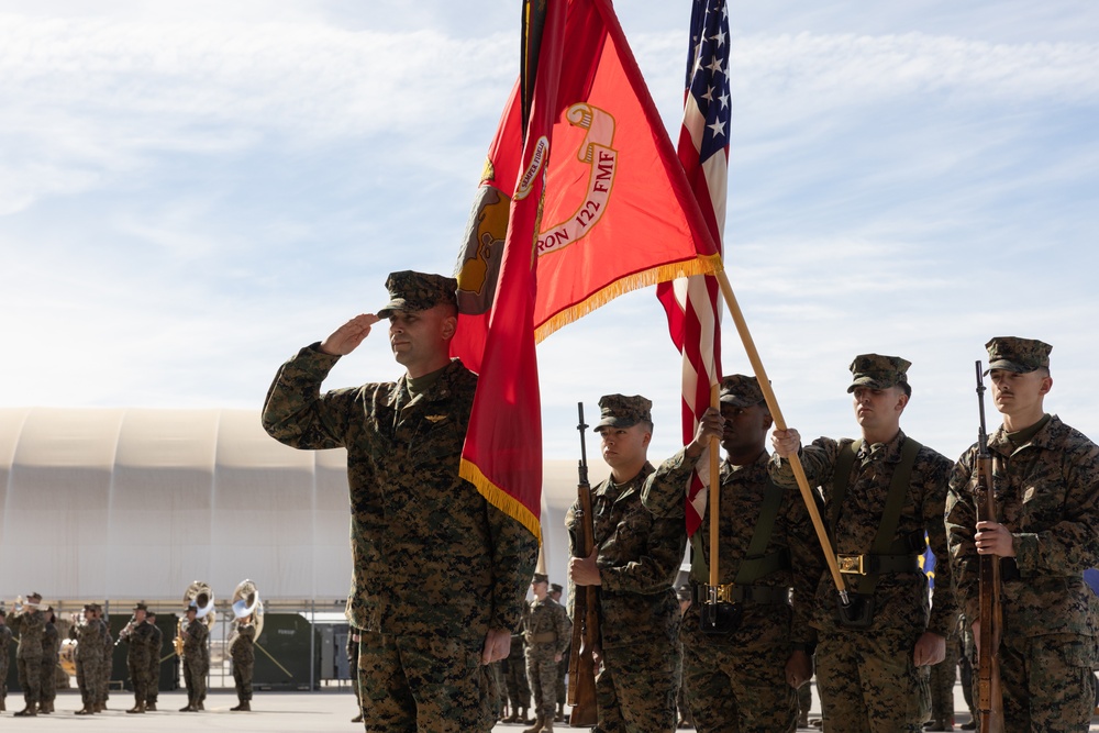 VMFA-122 hosts change of command
