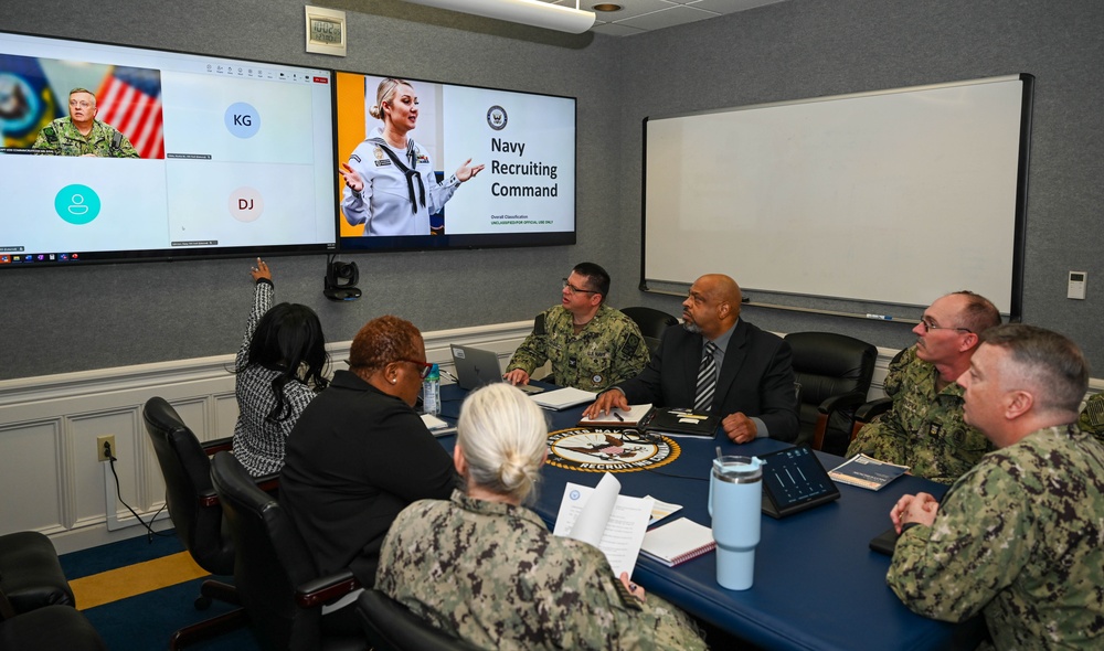 Commander, Navy Recruiting Command welcomes the Department of Defense Office of Inspector General Audit Team