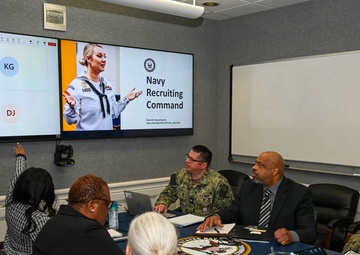 Commander, Navy Recruiting Command welcomes the Department of Defense Office of Inspector General Audit Team
