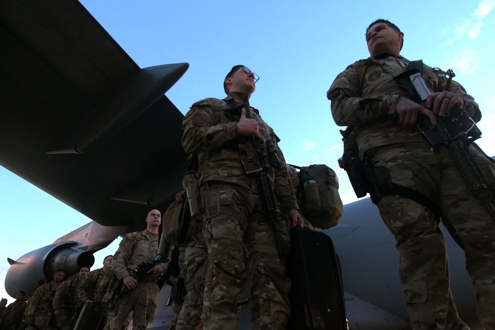 66th MP Co. arrives in Texas in support of southern border mission