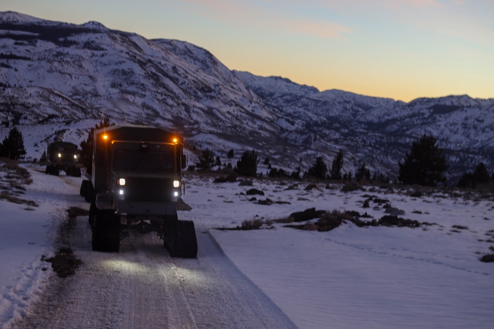 MTX 1-25: Taste of Home: Marines are resupplied during mountain training