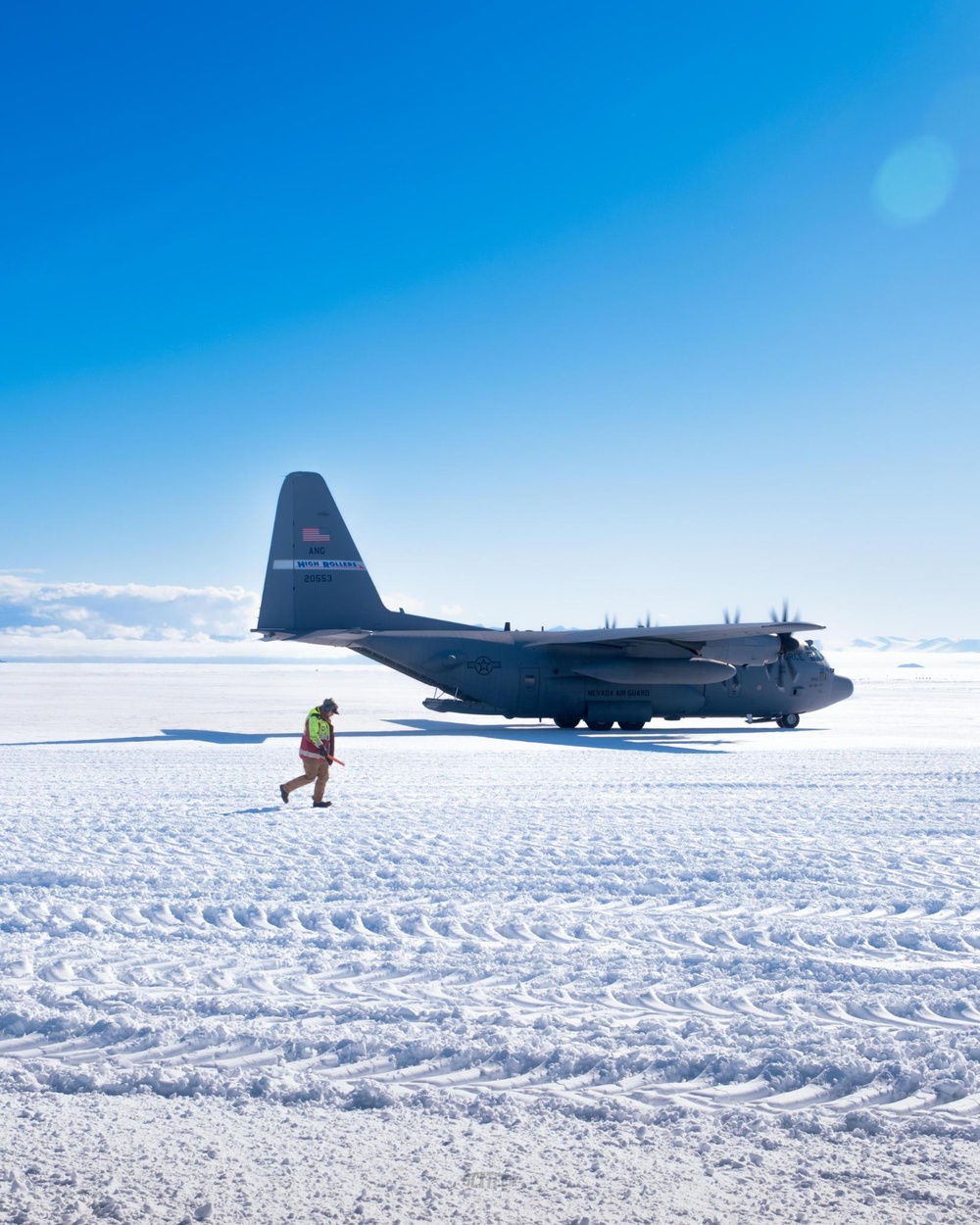 152nd Airlift Wing arrives Dec. 18, 2024, in Antarctica on their first ever mission assisting with Operation Deep Freeze in Antarctica