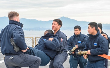 USS Blue Ridge Flight Operations Exercise