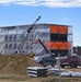 January 2025 barracks construction operations for East Barracks Project at Fort McCoy