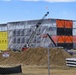 January 2025 barracks construction operations for East Barracks Project at Fort McCoy