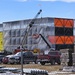 January 2025 barracks construction operations for East Barracks Project at Fort McCoy