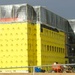 January 2025 barracks construction operations for East Barracks Project at Fort McCoy