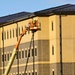 January 2025 barracks construction operations for South Barracks Project at Fort McCoy