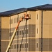 January 2025 barracks construction operations for South Barracks Project at Fort McCoy